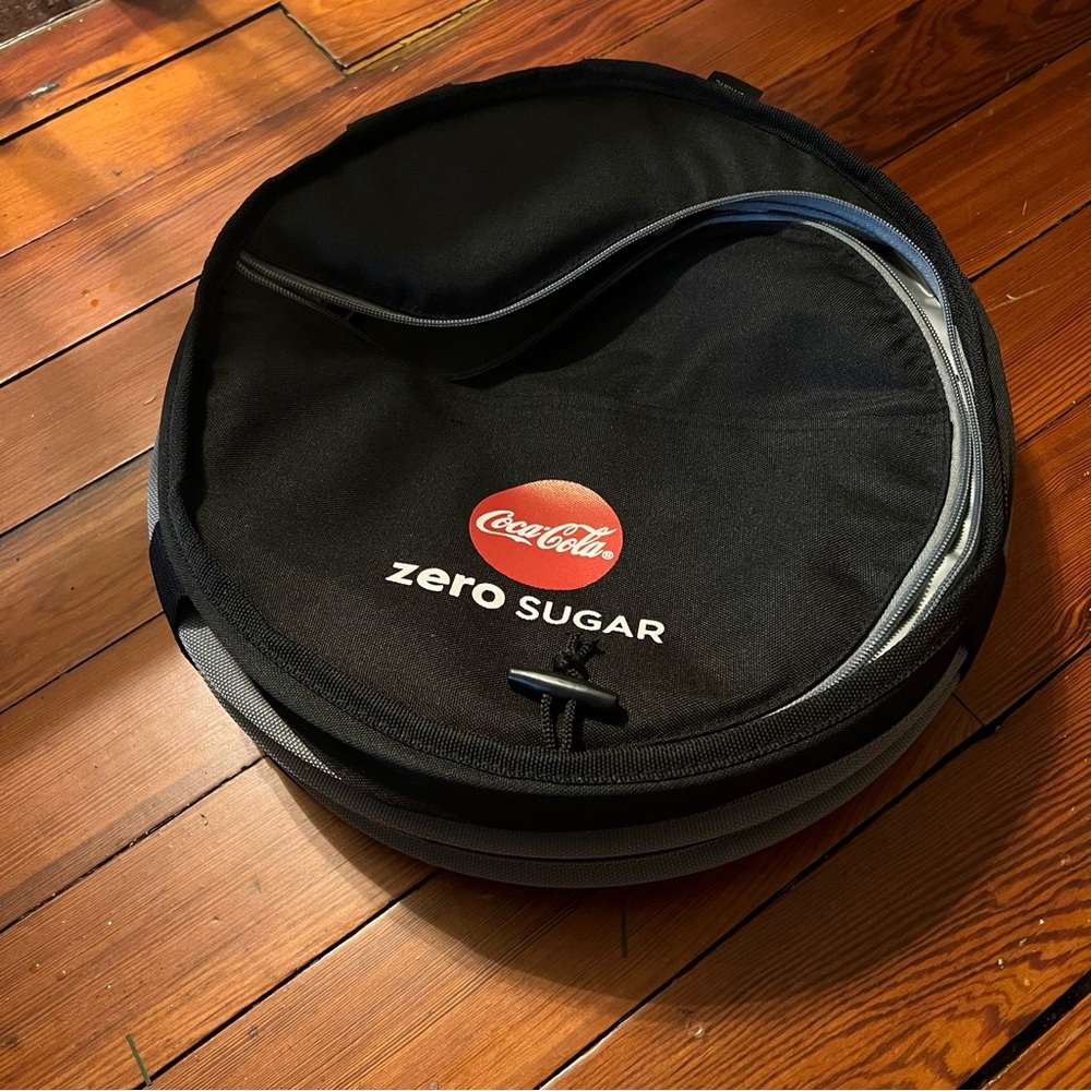 Collapsible Party Cooler Gemline Coca-Cola Zero Sugar Black